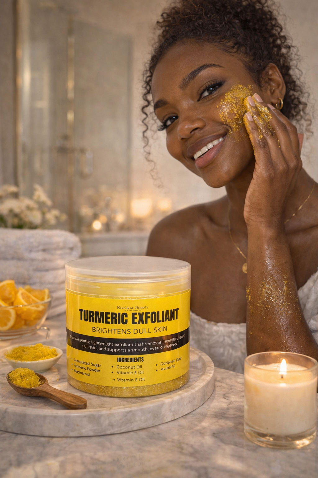 Turmeric Exfoliant – Brightens Dull Skin - Image 2